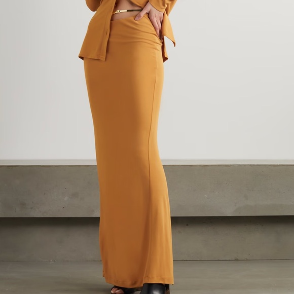 CHRISTOPHER ESBER Jersey Top and Buckled Skirt Set 0 - Picture 2 of 4